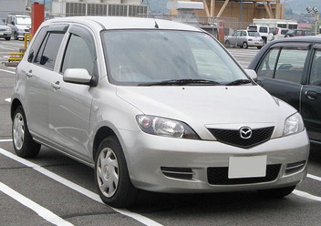 Spoiler tylny Mazda 2 I